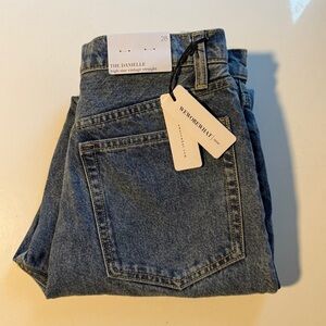 WeWoreWhat  'The Danielle' High Rise Vintage Straight Jeans NWT 28
